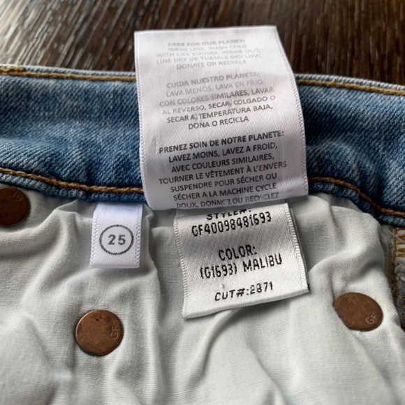 NWT Revolve GRLFRND Jeans High Rise Light Wash Kendall Stretch Skinny Size 25 - Picture 11 of 14